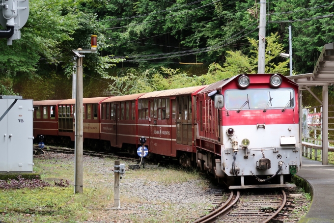 鉄道乗車記録の写真:乗車した列車(外観)(1)          「乗車前はHMがついていない。」