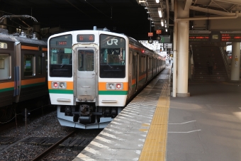 高崎駅から高崎問屋町駅の乗車記録(乗りつぶし)写真