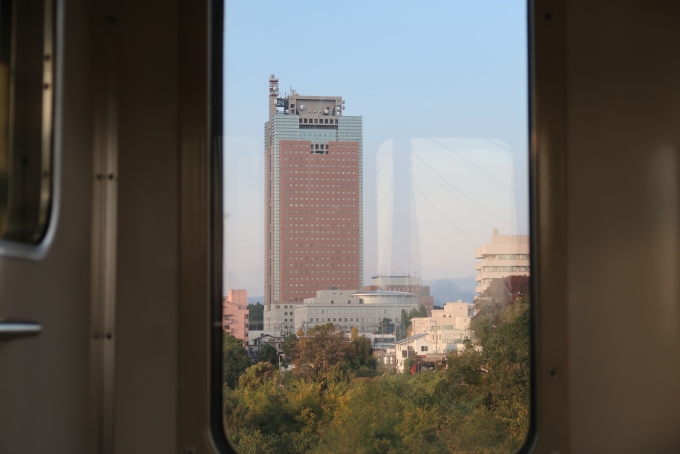 鉄道乗車記録の写真:車窓・風景(1)        「群馬県庁」