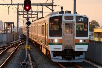 伊勢崎駅から小山駅の乗車記録(乗りつぶし)写真