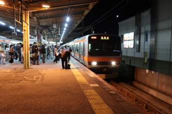 西船橋駅から南流山駅の乗車記録(乗りつぶし)写真