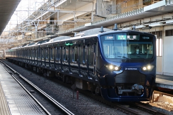 西大井駅から新宿駅の乗車記録(乗りつぶし)写真