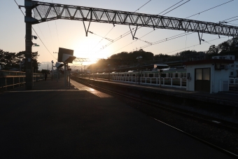 真鶴駅から国府津駅の乗車記録(乗りつぶし)写真