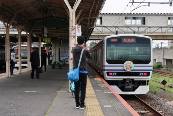 下総松崎駅から成田駅の乗車記録(乗りつぶし)写真