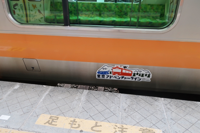 鉄道乗車記録の写真:旅の思い出(6)        「東京アドベンチャーラインのロゴ」