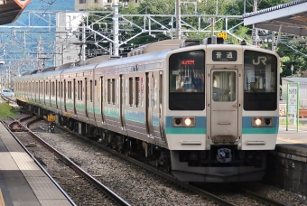 上諏訪駅から小淵沢駅の乗車記録(乗りつぶし)写真
