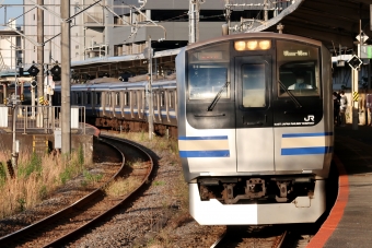 成田駅から稲毛駅の乗車記録(乗りつぶし)写真