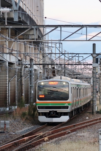 小山駅から赤羽駅の乗車記録(乗りつぶし)写真