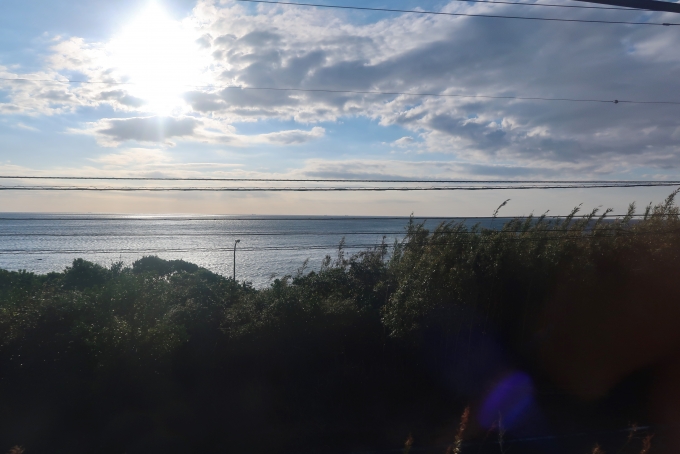 鉄道乗車記録の写真:車窓・風景(16)        「和田浦～安房鴨川間では内房線から太平洋が見える。」