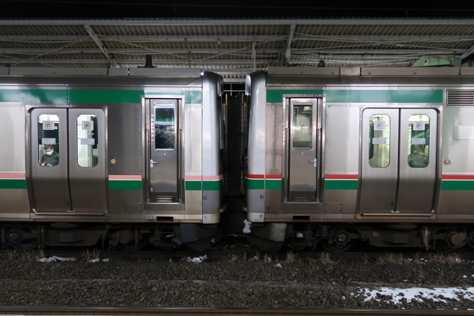 鉄道乗車記録「白石駅から福島駅」の写真(4) by bokoraanyo7 撮影日時:2022年01月07日