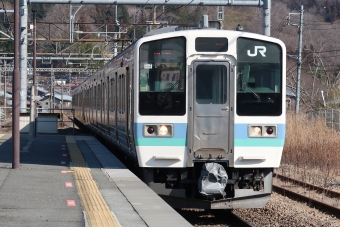 鳥沢駅から猿橋駅の乗車記録(乗りつぶし)写真