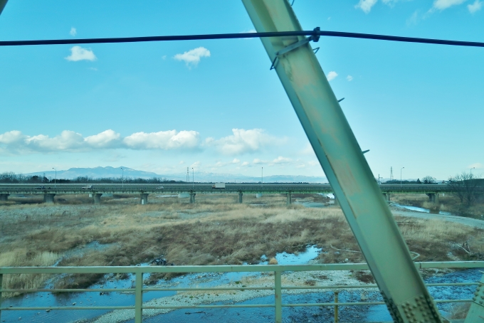 鉄道乗車記録の写真:車窓・風景(4)        「神流川を渡り群馬県へ」