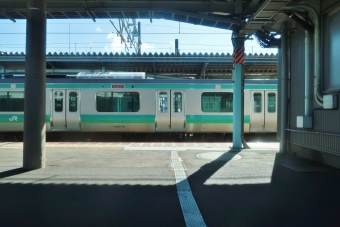 日暮里駅から荒川沖駅の乗車記録(乗りつぶし)写真