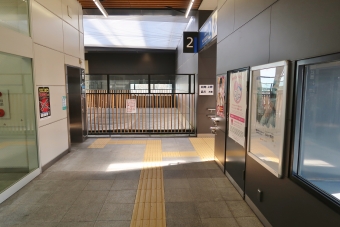 岩間駅から友部駅の乗車記録(乗りつぶし)写真