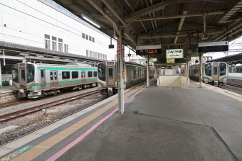 新白河駅から福島駅の乗車記録(乗りつぶし)写真