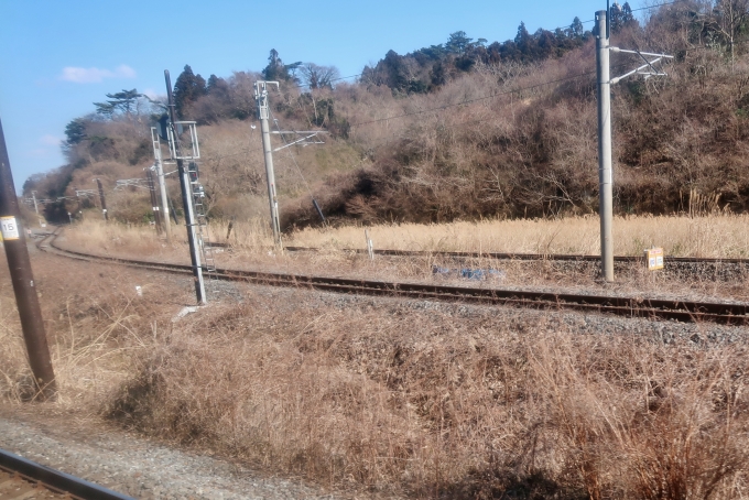 鉄道乗車記録の写真:車窓・風景(6)        「仙石東北ラインの渡り線」