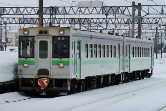 岩見沢駅から滝川駅の乗車記録(乗りつぶし)写真