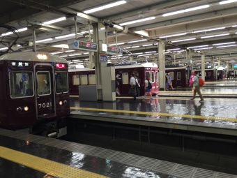 大阪梅田駅から池田駅の乗車記録(乗りつぶし)写真
