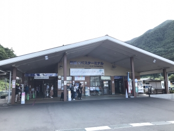 松本駅から新島々駅の乗車記録(乗りつぶし)写真