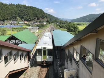 小牛田駅から柳津駅の乗車記録(乗りつぶし)写真