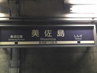 越後湯沢駅から美佐島駅の乗車記録(乗りつぶし)写真
