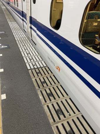 掛川駅から東京駅の乗車記録(乗りつぶし)写真