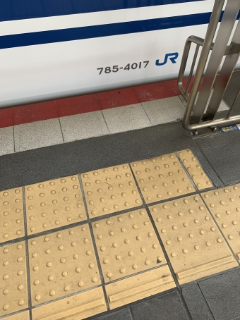 岡山駅から東京駅の乗車記録(乗りつぶし)写真