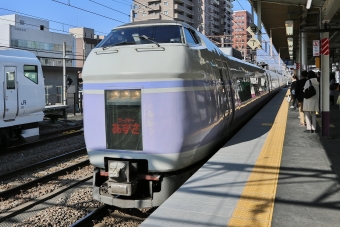 甲府駅から東京駅の乗車記録(乗りつぶし)写真