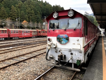 千頭駅から井川駅の乗車記録(乗りつぶし)写真