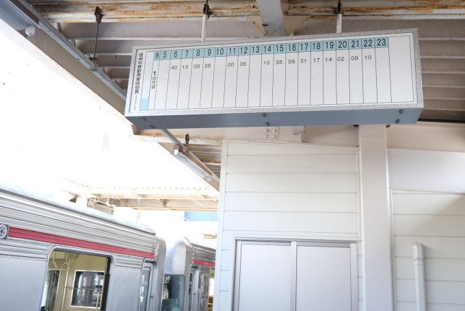 鉄道乗車記録の写真:駅舎・駅施設、様子(1)     「信州中野１番線」