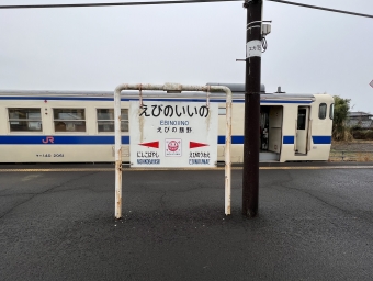 えびの飯野駅 写真:駅名看板