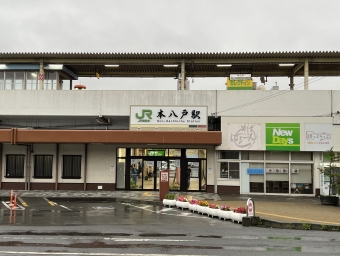 本八戸駅から久慈駅:鉄道乗車記録の写真