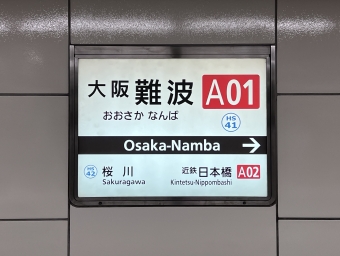 大阪難波駅から生駒駅の乗車記録(乗りつぶし)写真