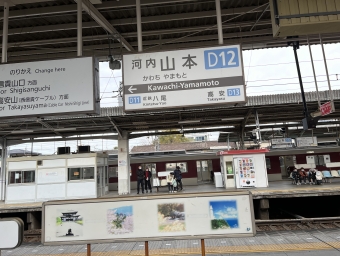 河内山本駅から鶴橋駅の乗車記録(乗りつぶし)写真
