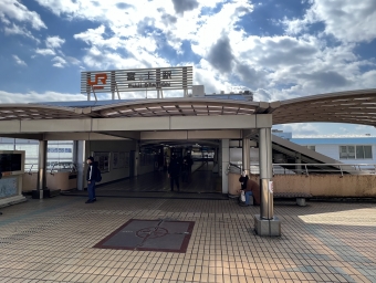 富士駅から由比駅の乗車記録(乗りつぶし)写真