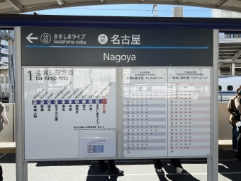 名古屋駅から金城ふ頭駅:鉄道乗車記録の写真
