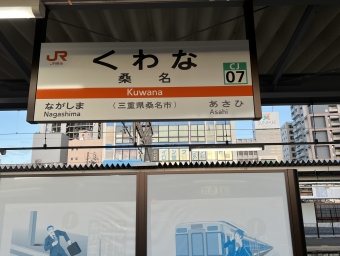 桑名駅から名古屋駅:鉄道乗車記録の写真