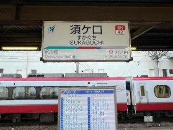 須ヶ口駅から名鉄一宮駅の乗車記録(乗りつぶし)写真