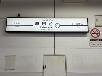 勝田台駅からユーカリが丘駅の乗車記録(乗りつぶし)写真