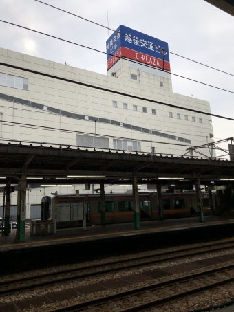 長岡駅から東三条駅の乗車記録(乗りつぶし)写真