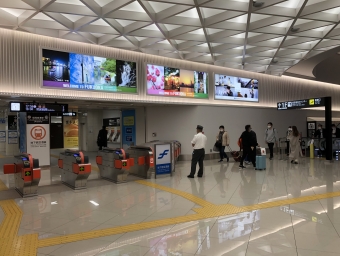 福岡空港駅から天神駅の乗車記録(乗りつぶし)写真