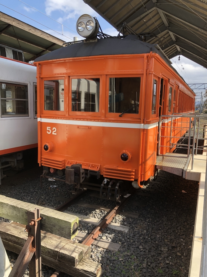 鉄道乗車記録の写真:列車・車両の様子(未乗車)(3)        「展示保存のデハ52」