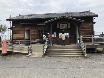 千綿駅から竹松駅の乗車記録(乗りつぶし)写真