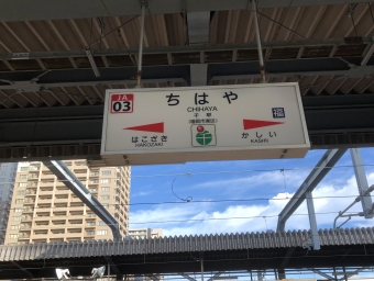 千早駅から博多駅:鉄道乗車記録の写真