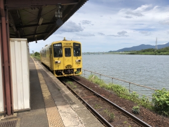鬼塚駅から伊万里駅の乗車記録(乗りつぶし)写真