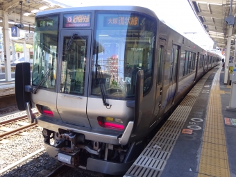 大阪駅から日根野駅の乗車記録(乗りつぶし)写真