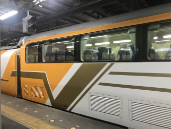 近鉄名古屋駅から京都駅の乗車記録(乗りつぶし)写真