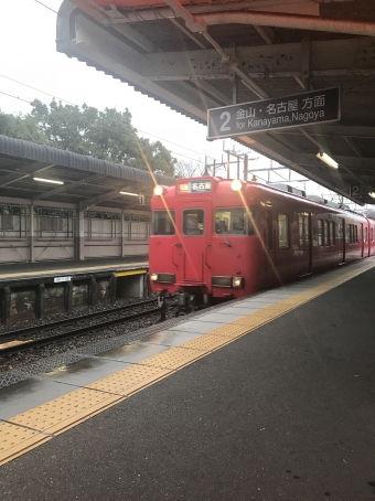 知多武豊駅から名鉄名古屋駅の乗車記録(乗りつぶし)写真