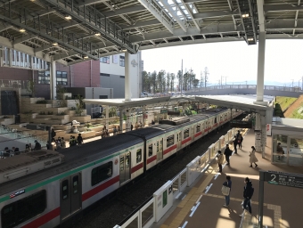 甲府駅から南町田グランベリーパーク駅の乗車記録(乗りつぶし)写真