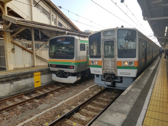 沼津駅から興津駅の乗車記録(乗りつぶし)写真